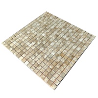 Мозаїка з мармуру Полірована МКР-4П (15x15) Emperador Light D