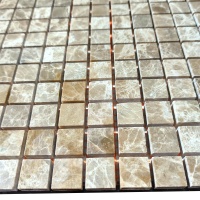 Мозаїка з мармуру Полірована МКР-4П (15x15) Emperador Light D