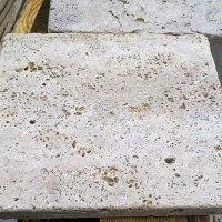 Плитка з травертину Classic Light Tumbled 1,2х20,3х20,3 см, бежева із зістареною поверхнею Антик Standart