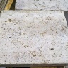 Плитка из травертина Classic Light Tumbled 1,2х20,3х20,3 см, бежевая с состаренной поверхностью Антик Standart