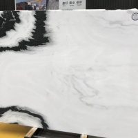 Panda White, Мраморный слэб (сляб) 18мм