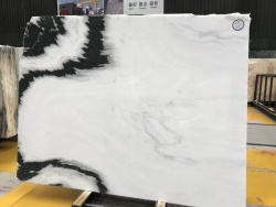 Panda White, Мраморный слэб (сляб) 18мм