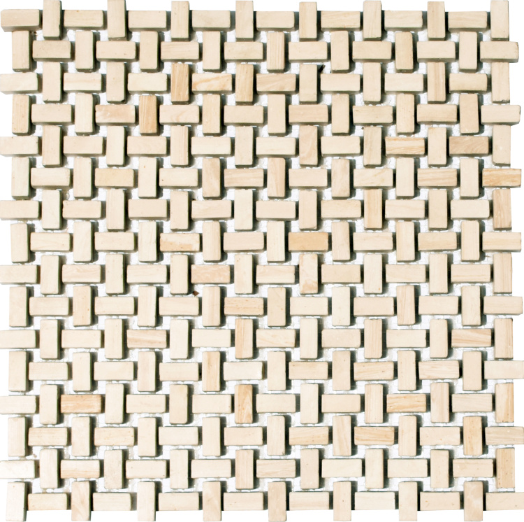 Мозаїка з керамограніту Kotto Ceramica MI7 10200504C Beige 300x300х10 (прямокутник 10x20)