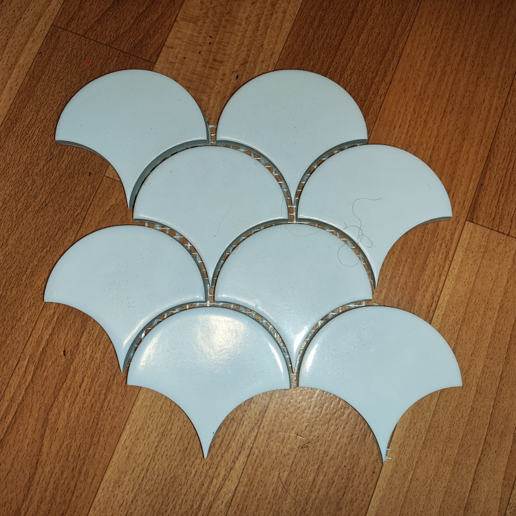 Мозаїка керамічна Kotto Ceramica SCALES SC 6001 Flora Grey 240 x 240 x 9 (0,037 m.2)