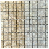 Мозаика из мрамора Матовая МКР-4СН (15x15) Emperador Light D