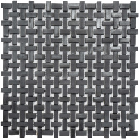 Мозаика из керамогранита Kotto Ceramica MI7 10200506C Nero 300x300х10 (прямоугольник 10x20)