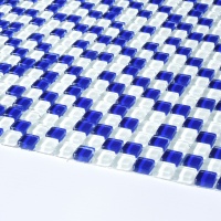 Мозаика керамическая Kotto Ceramica GM 410006 C2 Cobalt d/White 300 х 300 х 4   ( 10 х 10 )