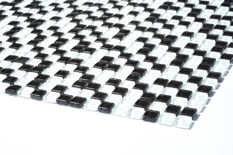 Мозаика керамическая Kotto Ceramica GM 410009 C2 Black/White 300 х 300 х 4   ( 10 х 10 )