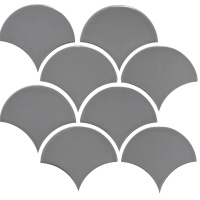 Мозаїка керамічна Kotto Ceramica SCALES SC 6019 Silver 240 x 240 x 9 (0,037 m.2)