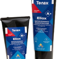 Клей епоксидний Tenax Eliox A+B прозорий 450 г надміцний нежовтіючий для каменю кераміки