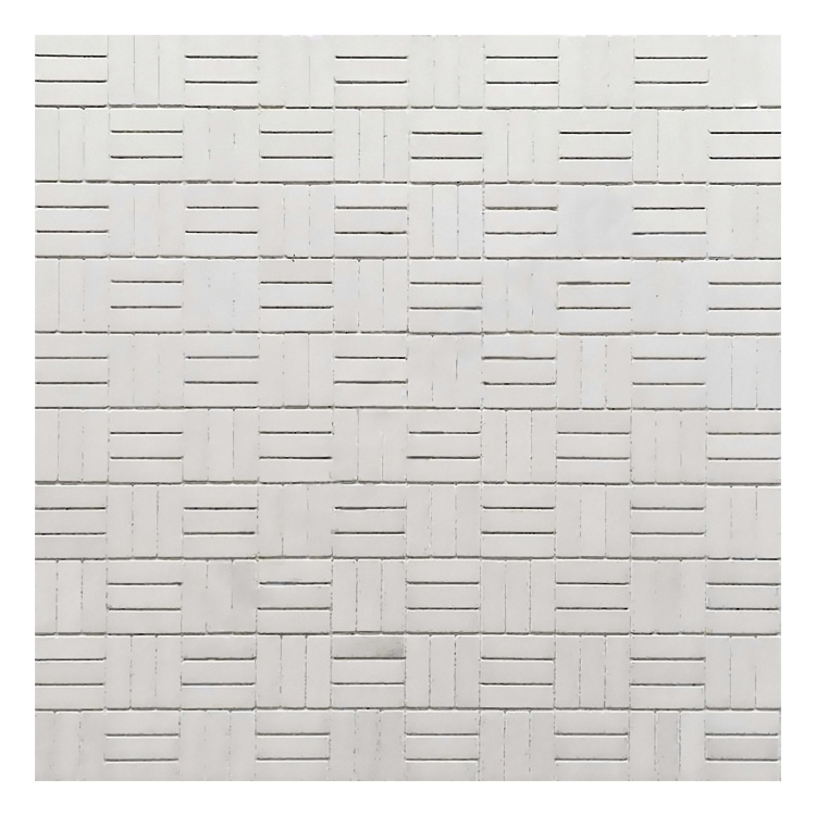 Мозаїка з білого мармуру Thassos Tetris 217