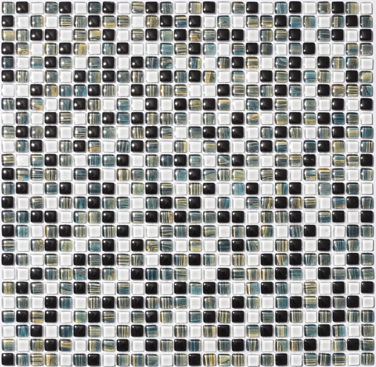 Мозаика керамическая Kotto Ceramica GMP 410001 C3 Print 40/Black/White 300х300х4 (10х10)