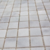 Мозаика из мрамора Полированная МКР-2П (23x23) White BI