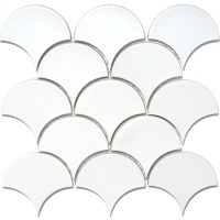 Мозаика керамическая Kotto Ceramica SCALES SC 6024 White 240 x 240 x 9 ( 0,037 m.2 )