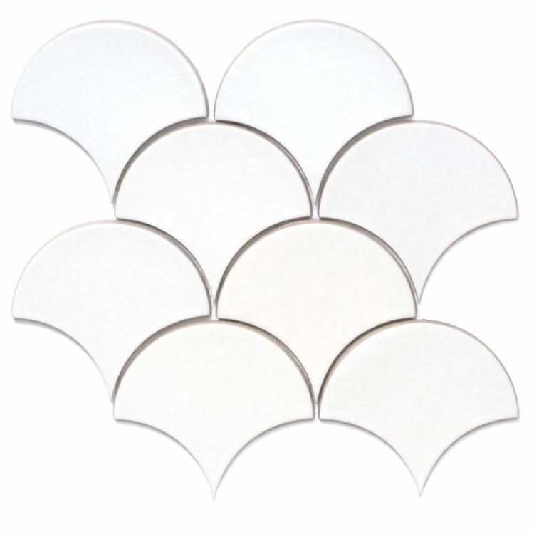 Мозаика керамическая Kotto Ceramica SCALES SC 6024 White 240 x 240 x 9 ( 0,037 m.2 )