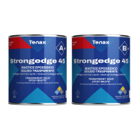 Клей епоксідний Tenax StrongEdge A+B прозорий 1,5 л густий для кутового склеювання каменю кераміки кварцу