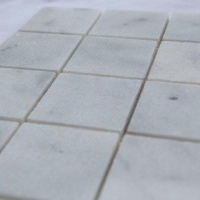 Мозаика из мрамора Полированная МКР-3П (47x47) White BI