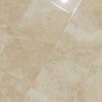 Плитка із травертину Classic Light Filled and Honed 1,2х61х61 см, бежева матова заповнена шліфована Standart