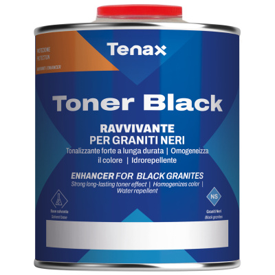 Просочення захисне Tenax Toner Black 1 л, водо- масло- брудовідштовхувальне, тонуюче, для чорного граніту