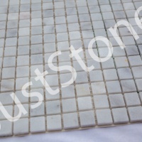 Мозаика из мрамора Полированная МКР-4П (15x15) White BI