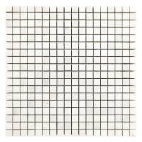 Мозаика из мрамора Полированная МКР-4П (15x15) White BI