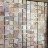 Мозаїка з мармуру Полірована МКР-2П (23x23) 6 мм Terracotta Mix
