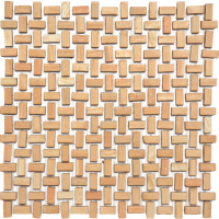 Мозаїка з керамограніту Kotto Ceramica MI7 10200511C Dorato 300x300х10 (прямокутник 10x20)