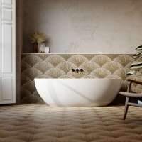 Мозаика из керамогранита Kotto Ceramica MI7 K060201 Italian Fan Ambra/Solare/Beige/Salino 0,084 м2