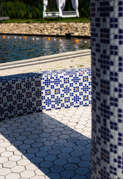 Мозаїка керамічна Kotto Ceramica GMК 410001 P3 Cobalt d/White/Honey m 289х289х4 (10х10)