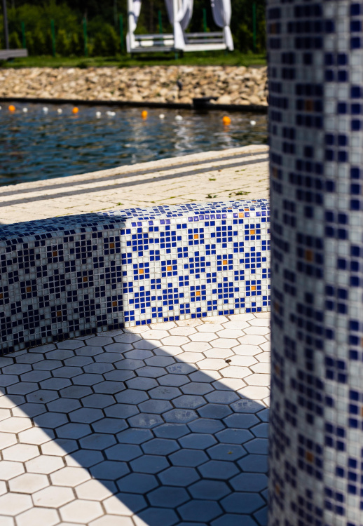 Мозаїка керамічна Kotto Ceramica GMК 410001 P3 Cobalt d/White/Honey m 289х289х4 (10х10)