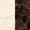 Портал для камина Bravo Тулуза Botticino + Emperador Dark мрамор бежевый/коричневый прямой