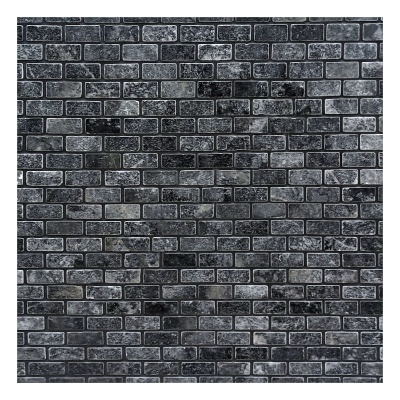 Мозаика черная из мрамора матовая МКР-11СВ 196