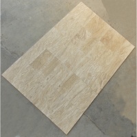 Плитка из травертина Light vein cut (Daino Reale) Filled and Honed 1,2х30,5х61 см, бежевая матовая заполненная шлифованная Export