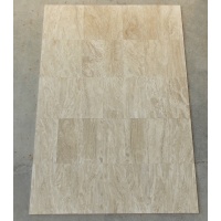 Плитка из травертина Light vein cut (Daino Reale) Filled and Honed 1,2х30,5х61 см, бежевая матовая заполненная шлифованная Export