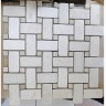 Мозаика Vivacer N49 Beige Marble Mosaic Tumbled Basket Weave
