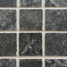 Мозаика из мрамора черная матовая МКР-3СВ 197