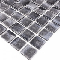 Мозаика стеклянная METALLIC SILVER AquaMo