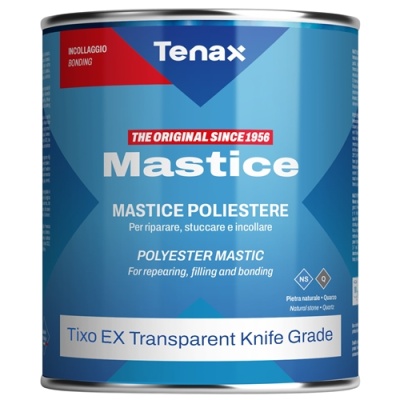 Прозрачный клей-мастика Solido Tixo EX Transparente (1л) TENAX
