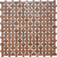 Мозаїка з керамограніту Kotto Ceramica MI7 10200516C Noce 300x300х10 (прямокутник 10x20)