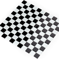 Мозаика керамическая Kotto Ceramica GM 4002 CC black/white 300 х 300 х 4   ( 25 х 25 )