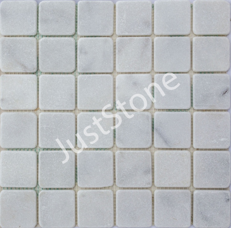 Мозаика из мрамора Матовая МКР-3СВ (47x47) White BI