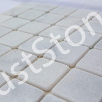 Мозаика из мрамора Матовая МКР-3СВ (47x47) White BI