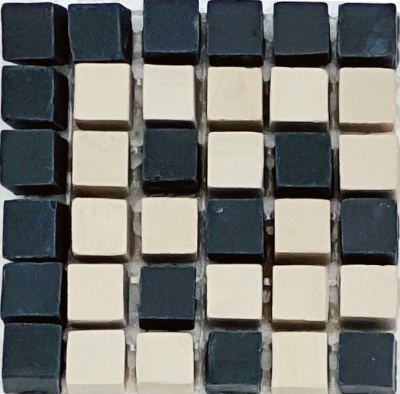 Мозаїка з керамограніту Kotto Ceramica MI7 K060804 Lviv Legends кут фриза Beige/Nero