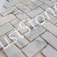 Мозаїка з мармуру Матова МКР-5СВ (47x23) White Mix
