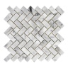 Мозаїка з мармуру Матова МКР-5СВ (47x23) White Mix