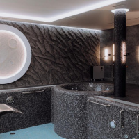 Мозаика стеклянная CEMENTO GREY AquaMo