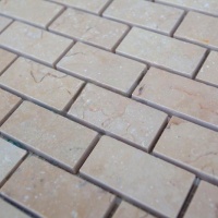 Мозаика из мрамора Полированная МКР-11П (47x23) Beige Mix