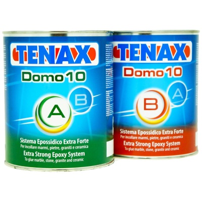 Густий білий епоксидний клей DOMO-10 (A+B) Bianco (1+1 л) 2,7 кг TENAX