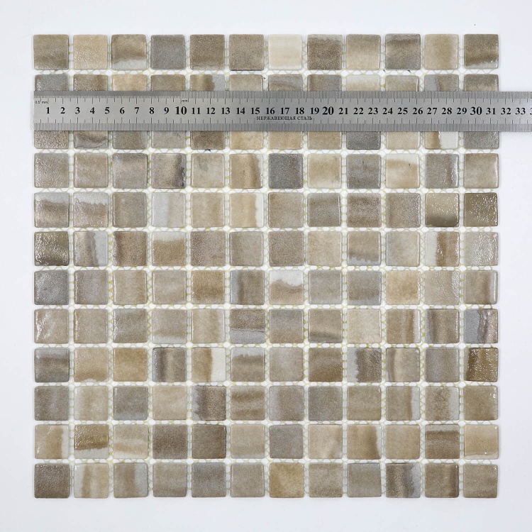 Мозаїка скляна REVOLUT LIGHT BEIGE AquaMo