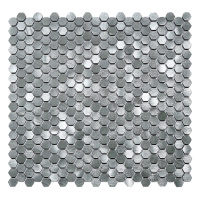 Мозаика Mozaico De Lux Cl-Mos CCLAYRK23031 Silver Mini Metal 30,4х32,2 см Мозаика Mozaico De Lux Cl-Mos CCLAYRK23031 Silver Mini Metal 30,4х32,2 см